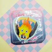 Flame Raven Wizard Sticker